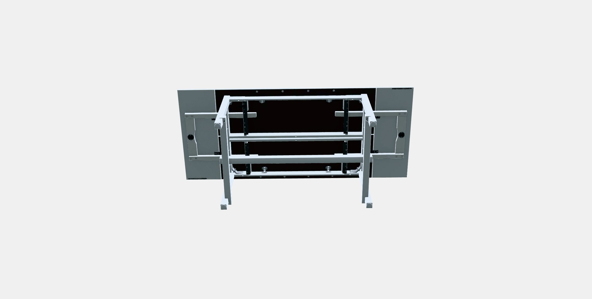 NORDVIKEN extendable table Low-poly 3D model_7