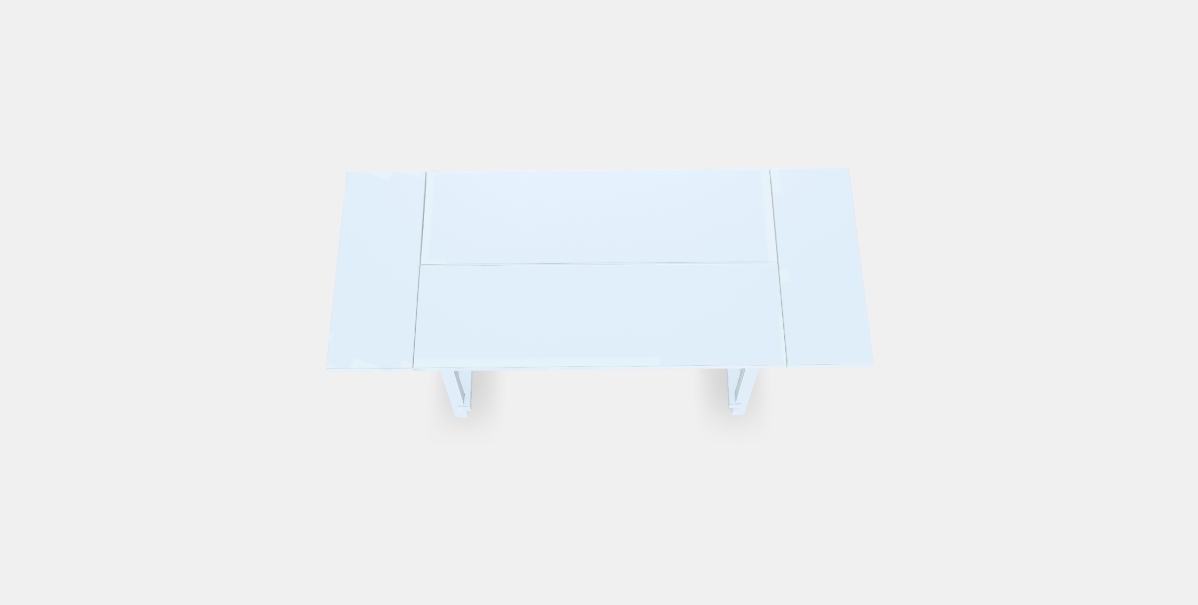 NORDVIKEN extendable table Low-poly 3D model_2