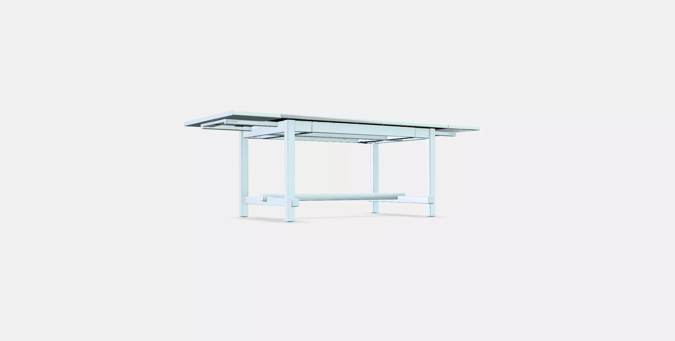 NORDVIKEN extendable table Low-poly 3D model_0