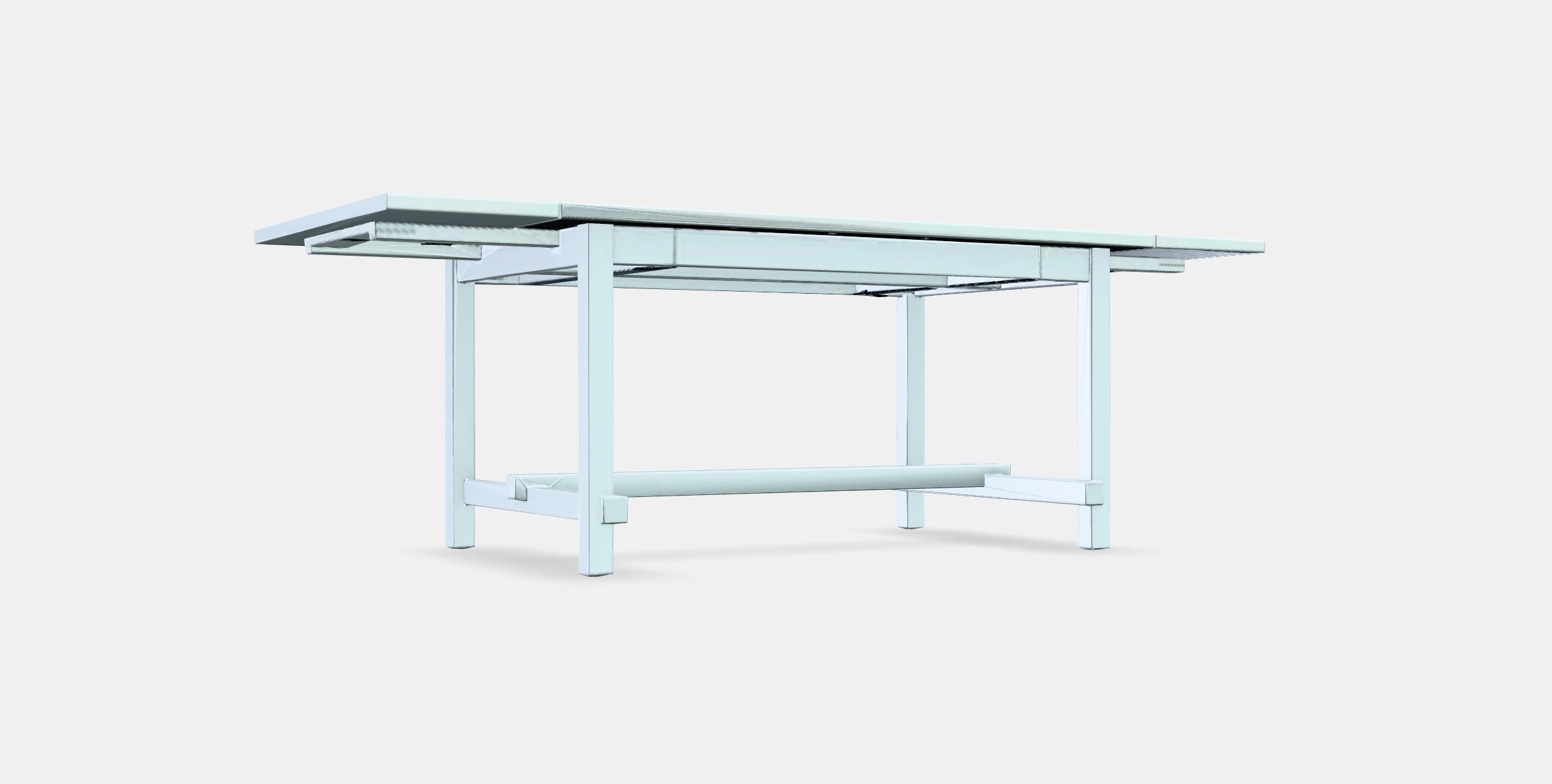NORDVIKEN extendable table Low-poly 3D model_9