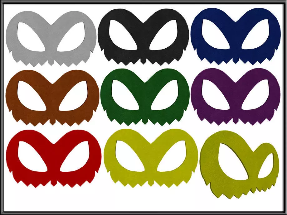 Nightmare Mask Flat Low-poly 3D model_0