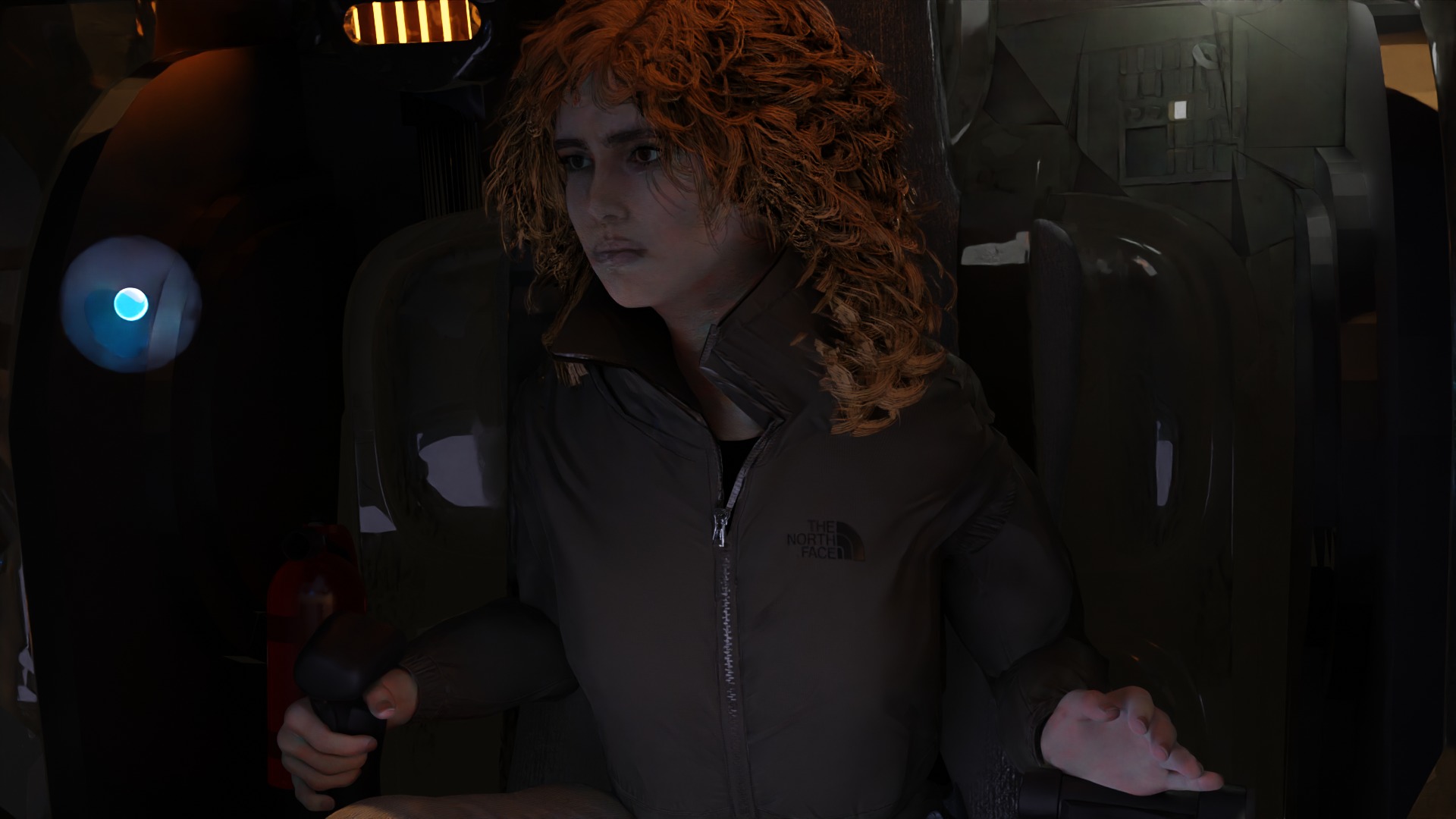 ATLAS  Jennifer Lopez  3D Character on Mech Suit  3D model_5