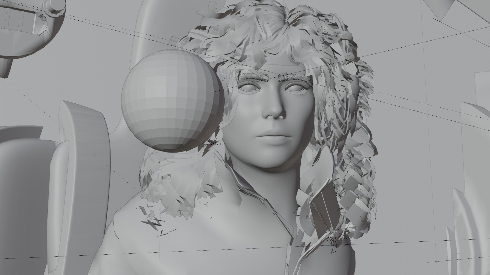 ATLAS  Jennifer Lopez  3D Character on Mech Suit  3D model_7