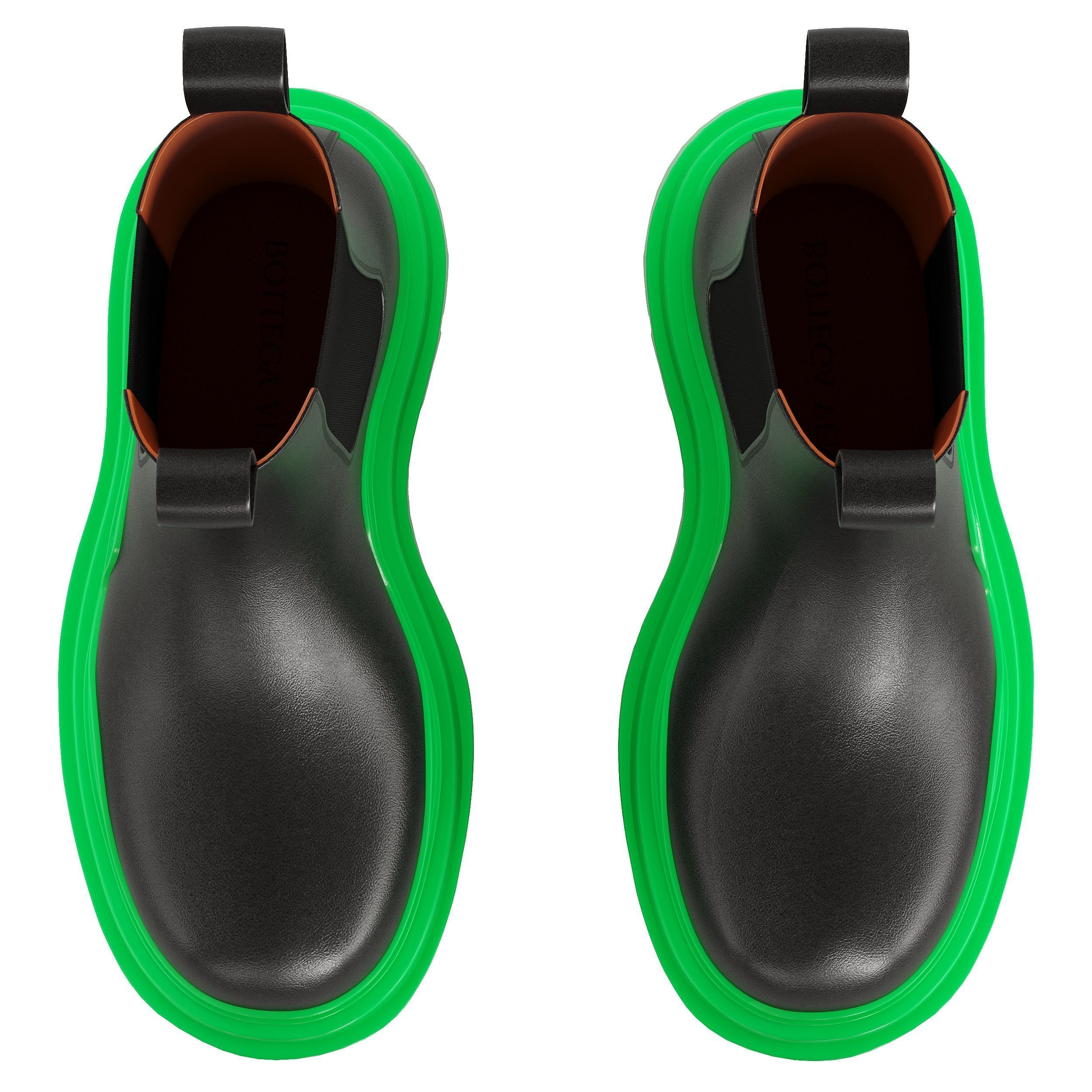 BOTTEGA VENETA THE TIRE BOOTS V2 Game-Ready Low-poly 3D model_8