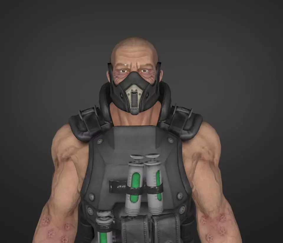 mercenary 3D model_0