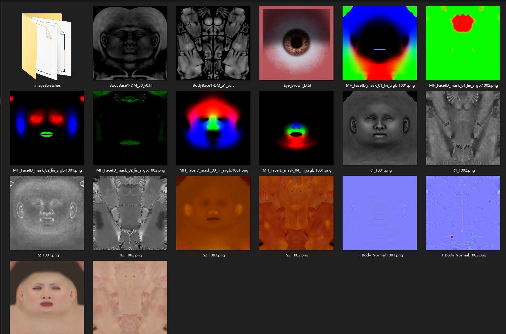 Chinese Girl Dunhuang Flying Sky Y226 3D model 3D model_36