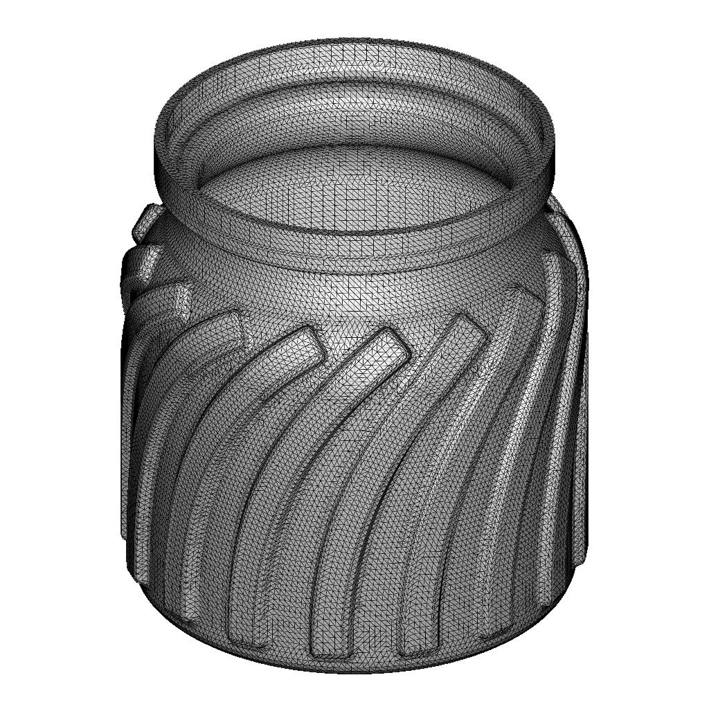 Frosted Glass Jar 3D print model_3