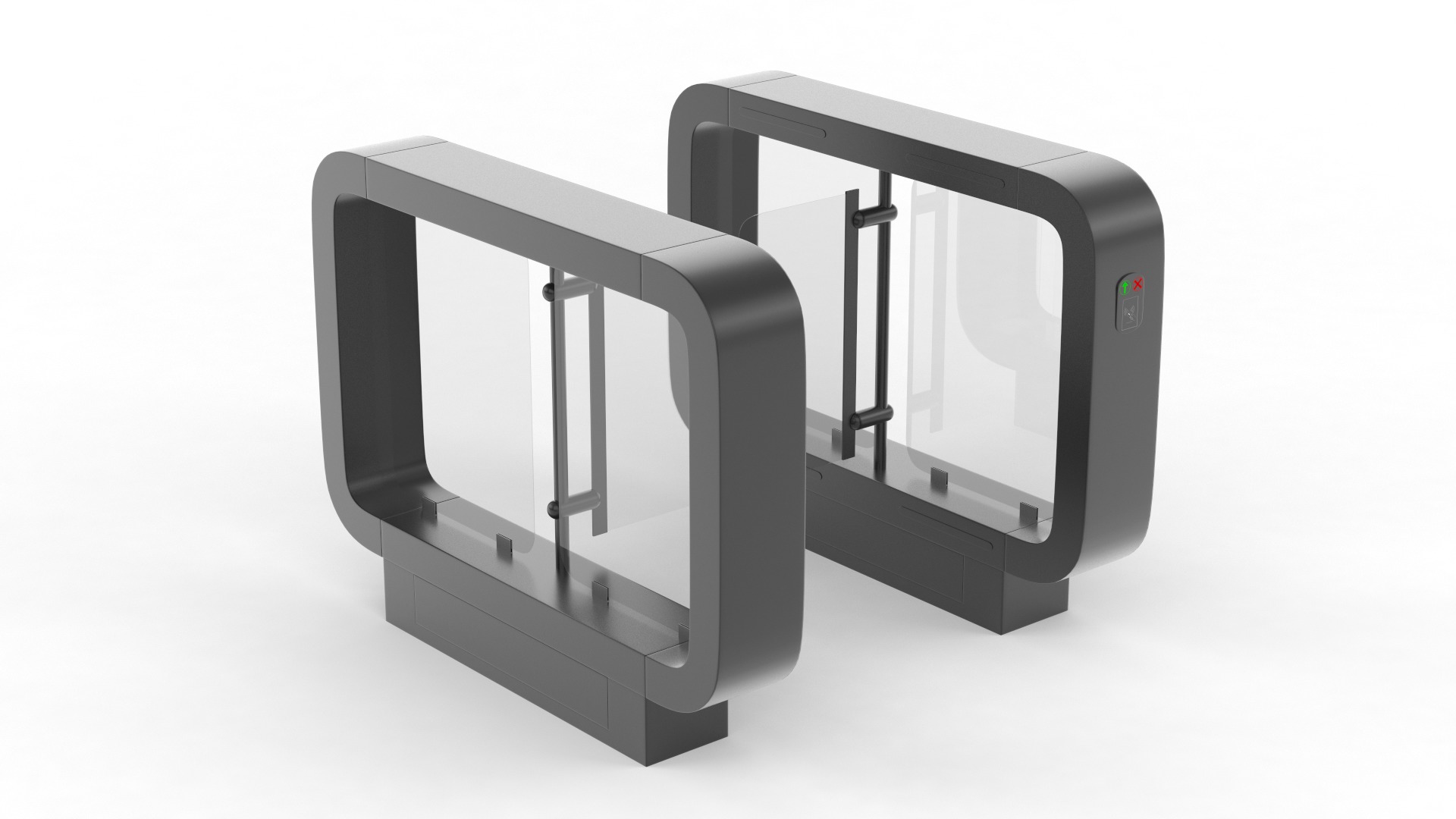 Turnstile Gate 3D model_3