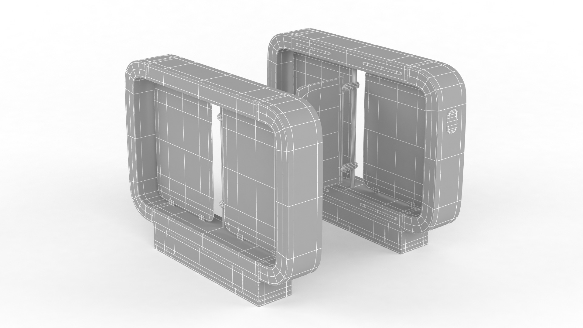 Turnstile Gate 3D model_8