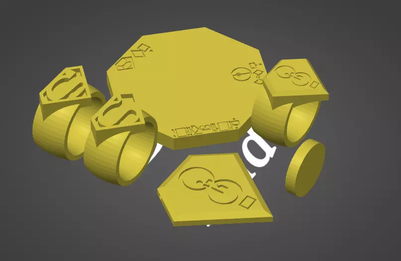 SUPERMAN - SMALLVILLE PENDANT Free 3D print model