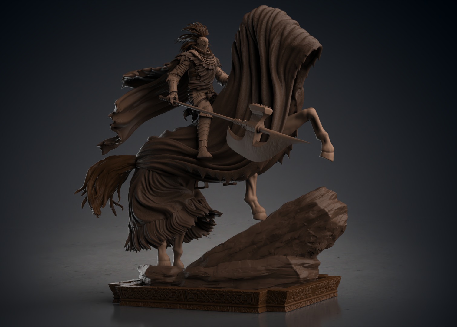 Cavalry Knight - Elden Ring 3D print model_5