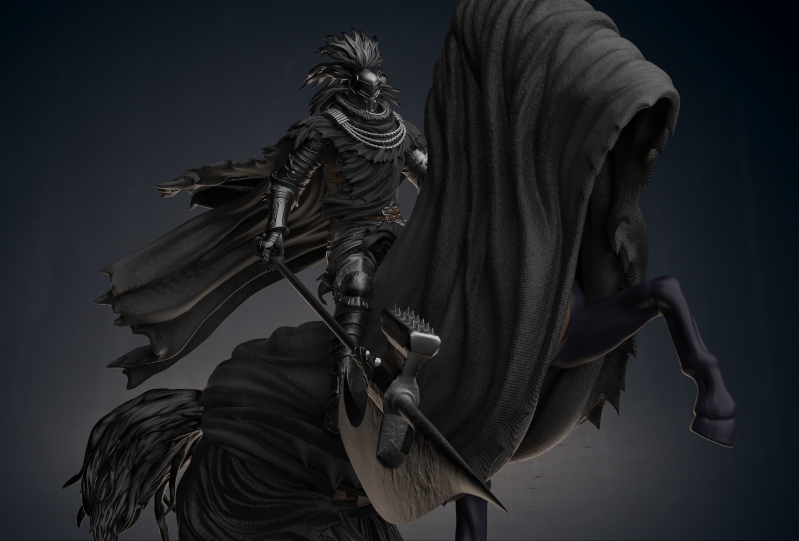 Cavalry Knight - Elden Ring 3D print model_1