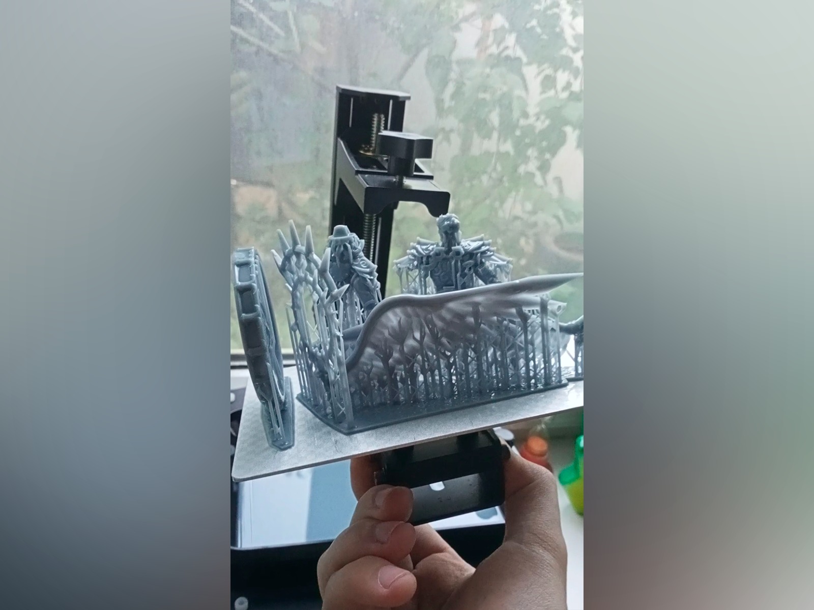 Mechanical angel robot miniature 3D print model_15