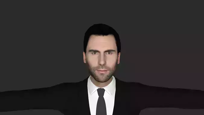 Adam levine  Hyper Realistic Full Body Fully Rigged 3D Character