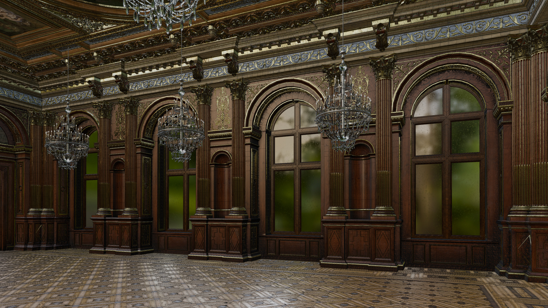 Grand Hall 3D model_15