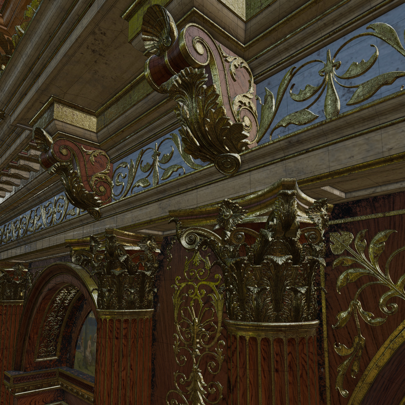 Grand Hall 3D model_16