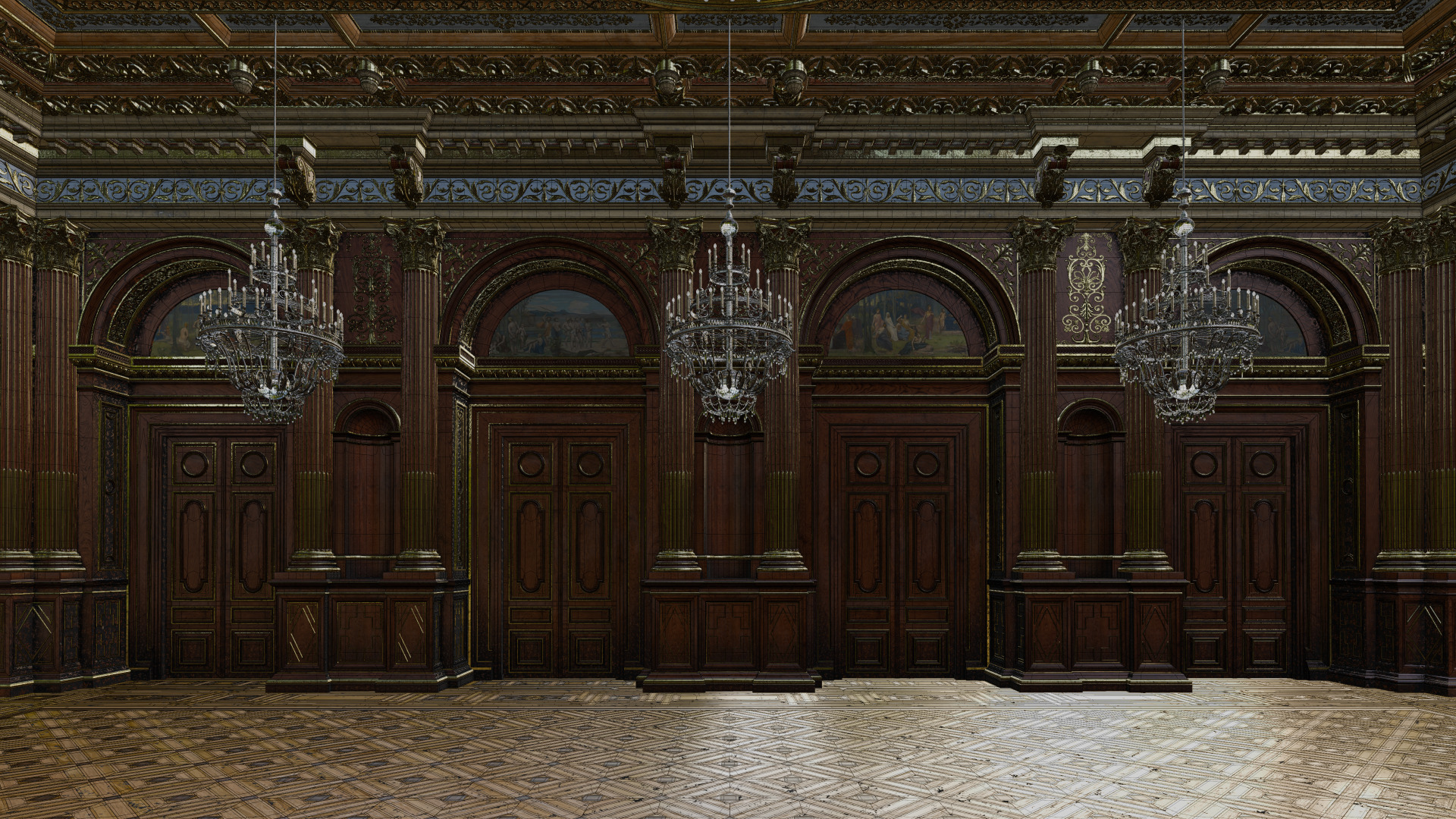 Grand Hall 3D model_13