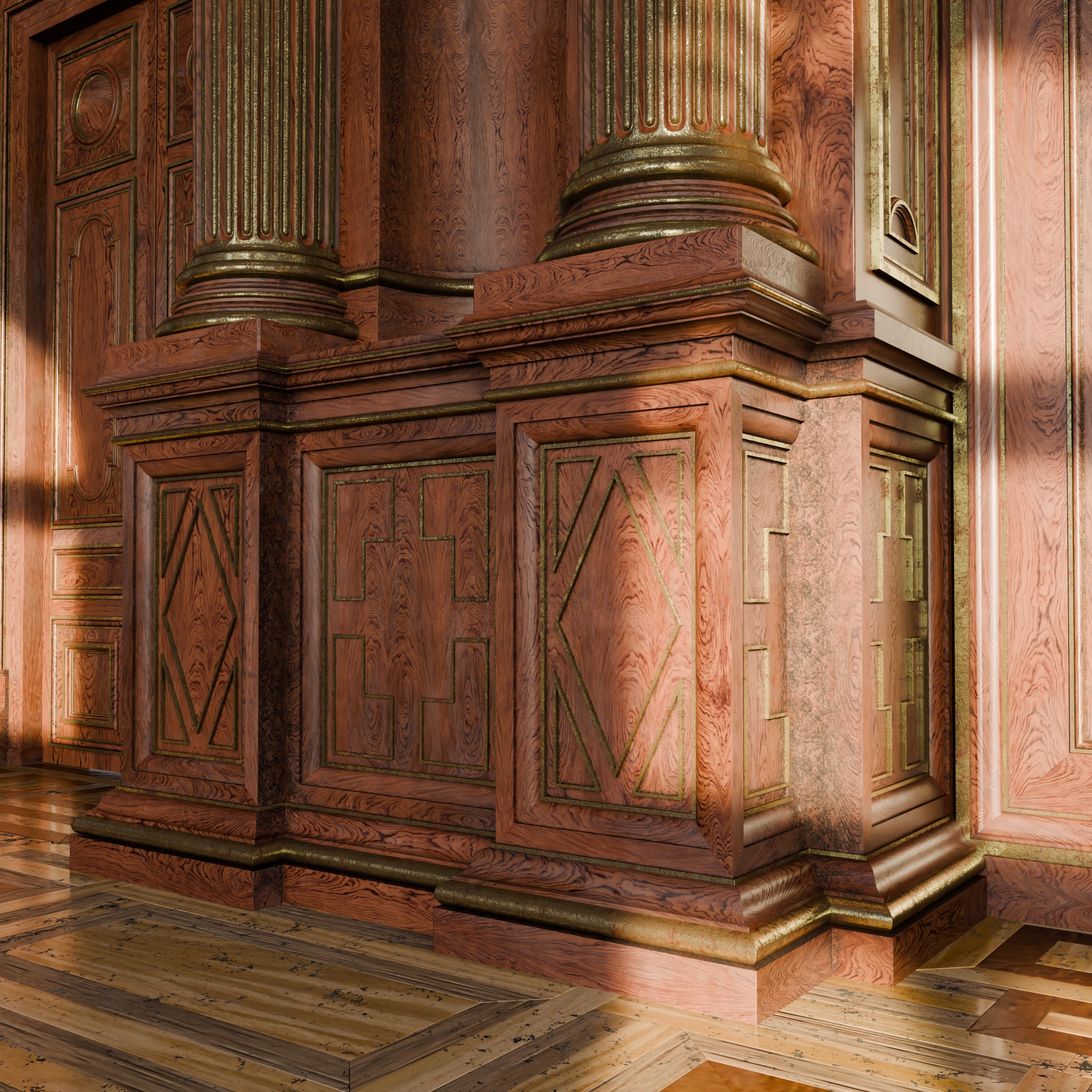 Grand Hall 3D model_8