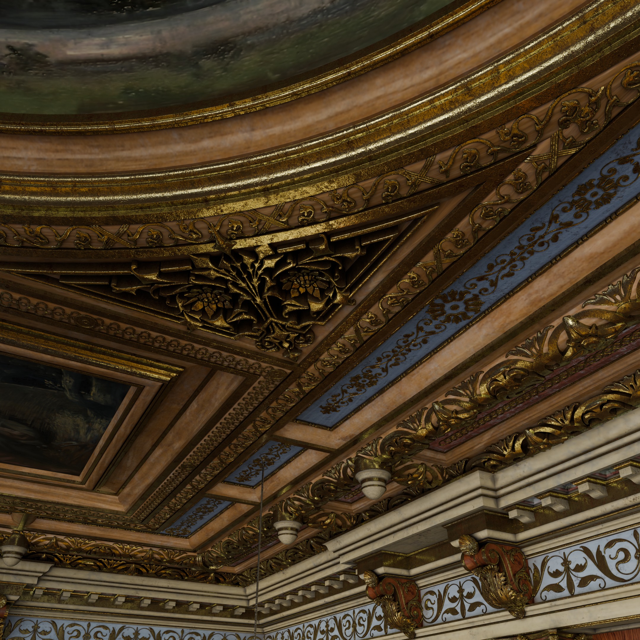 Grand Hall 3D model_7