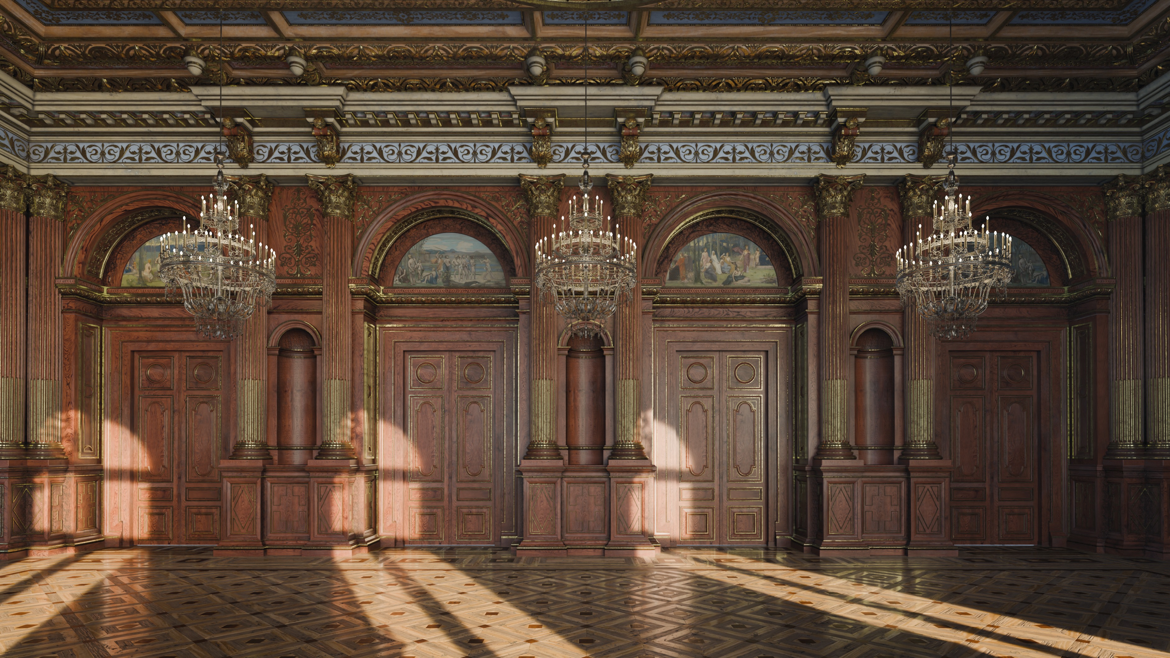 Grand Hall 3D model_3