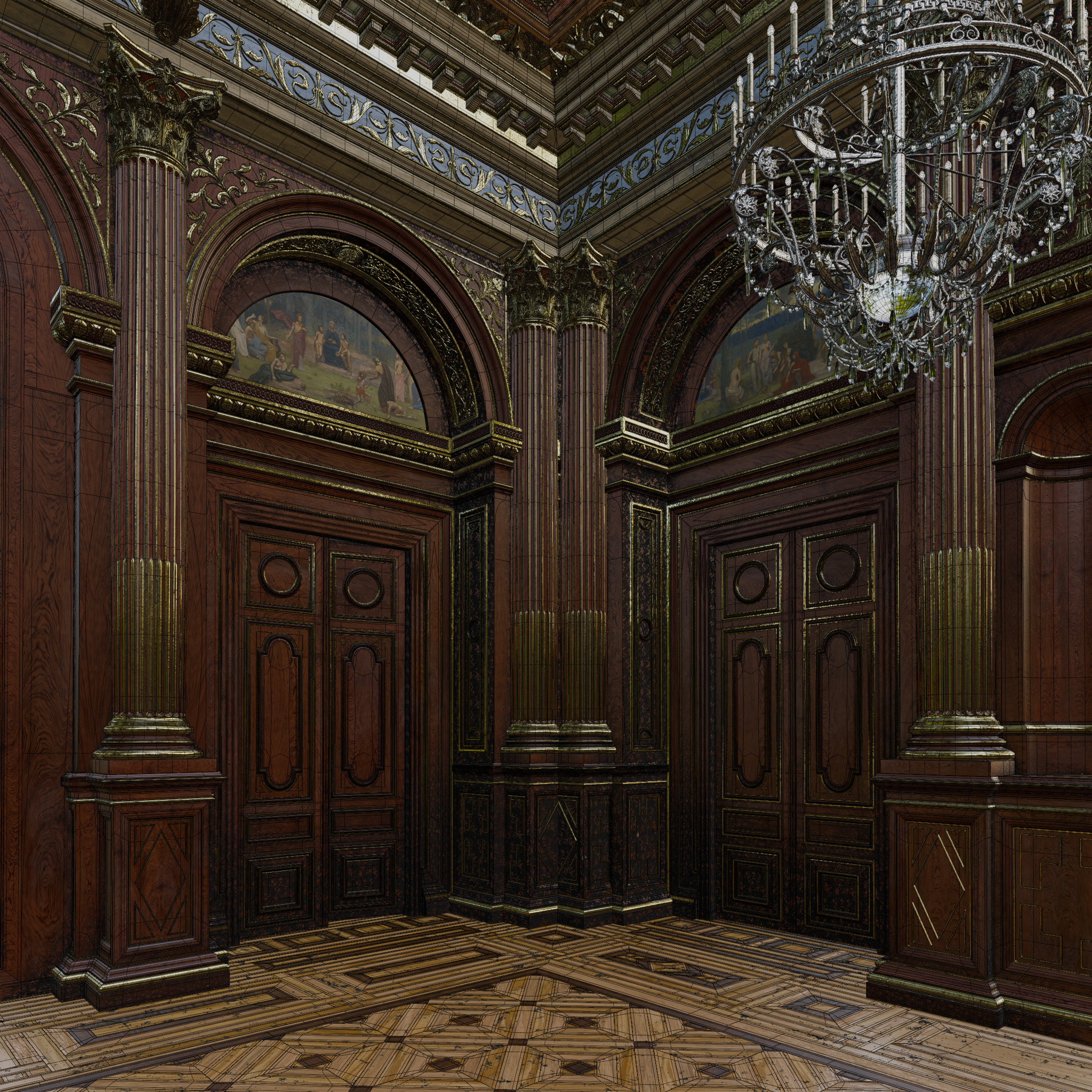 Grand Hall 3D model_19
