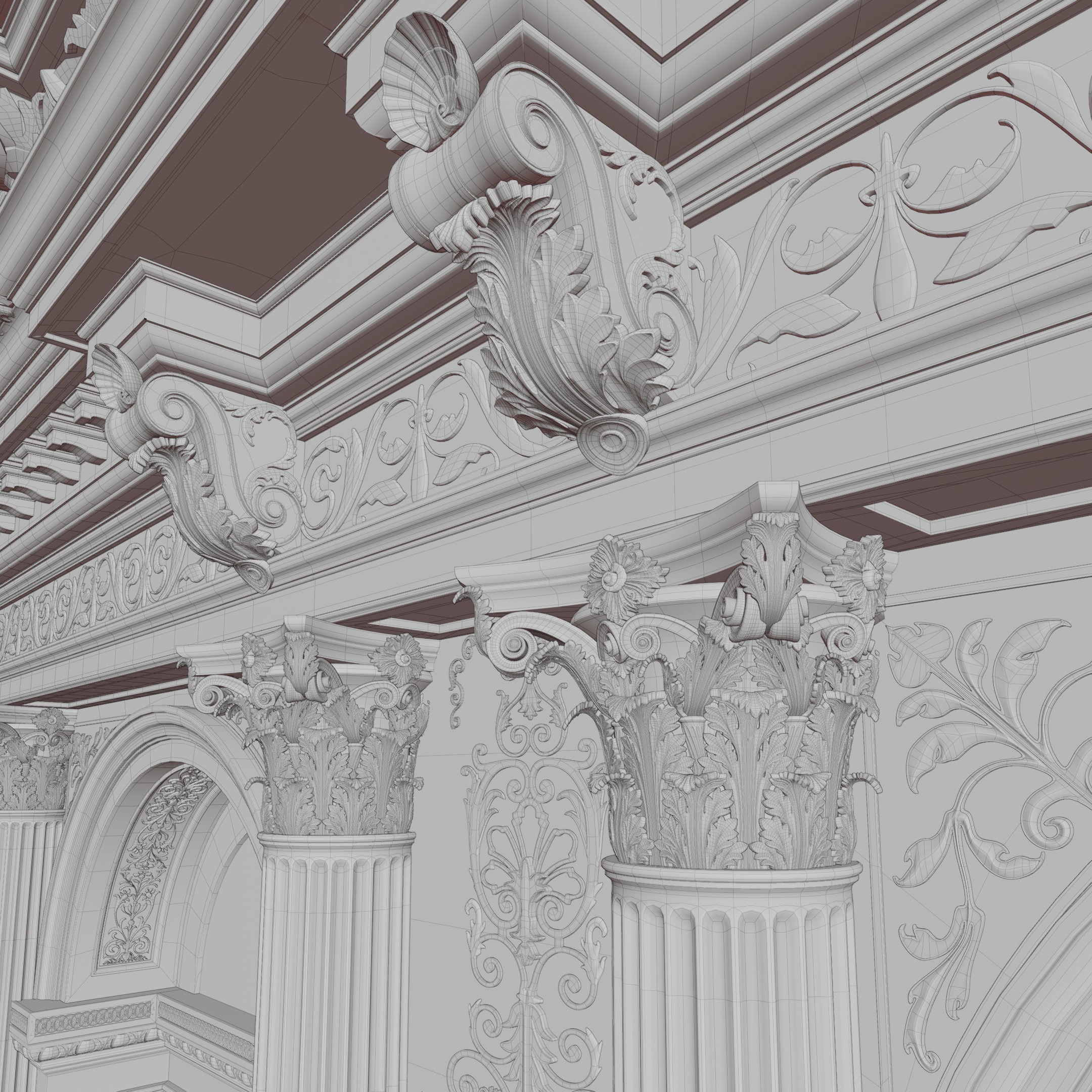 Grand Hall 3D model_22