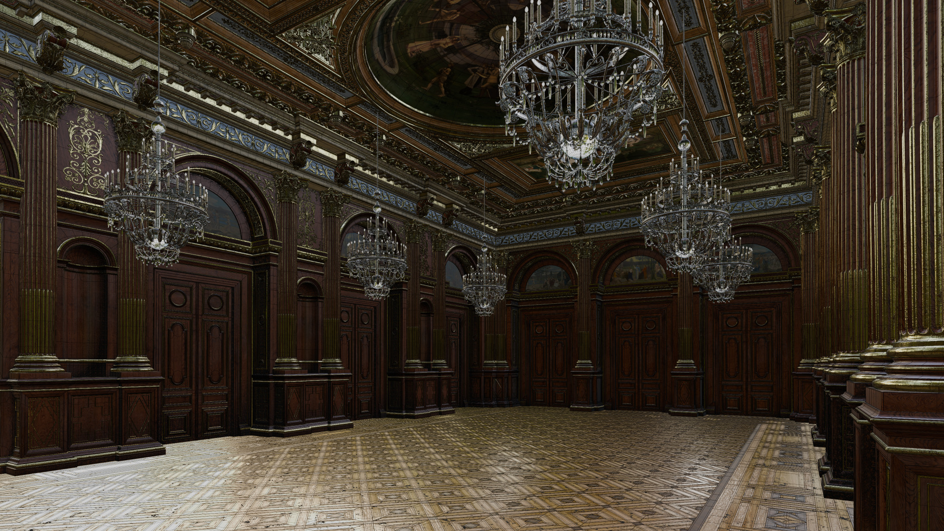 Grand Hall 3D model_14