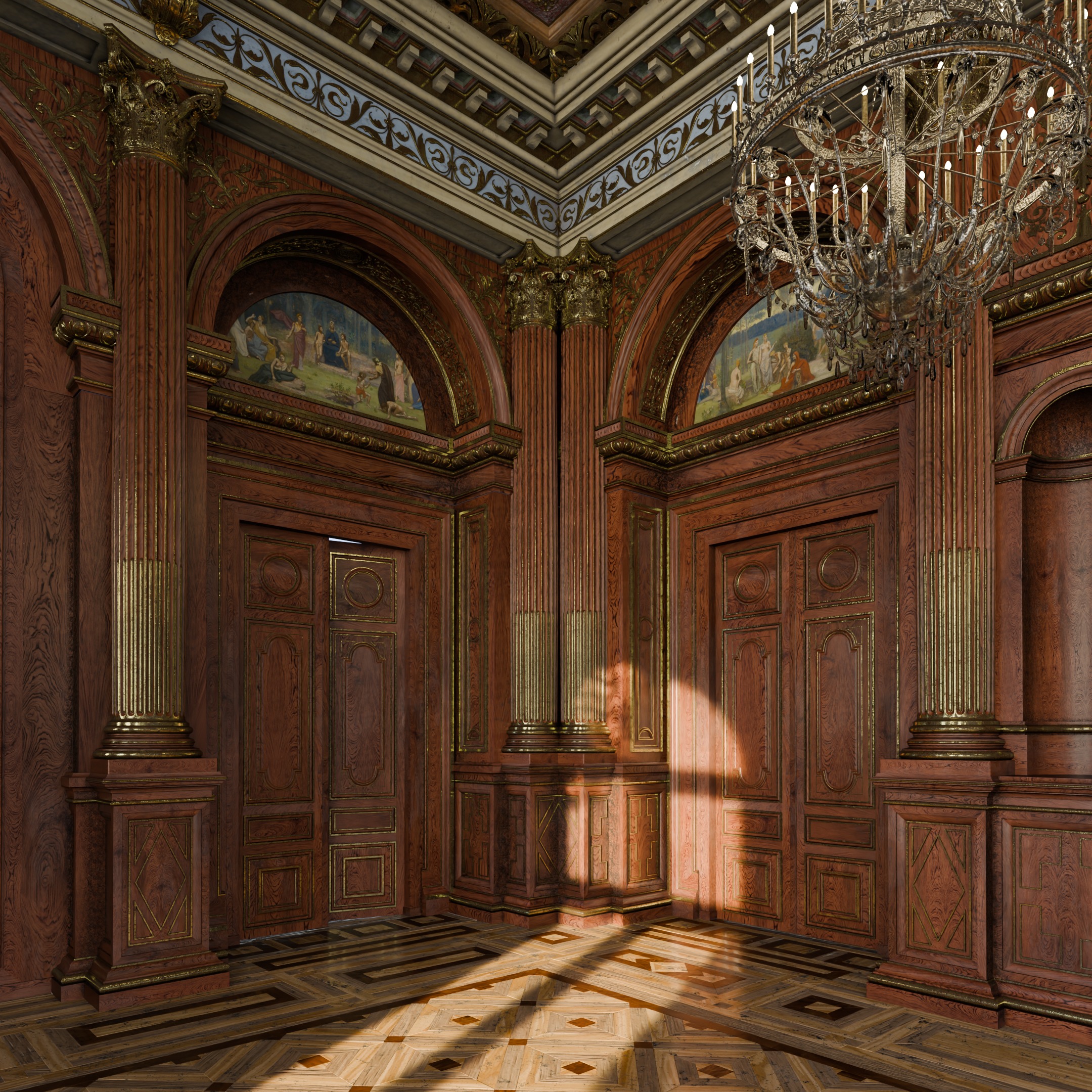 Grand Hall 3D model_9