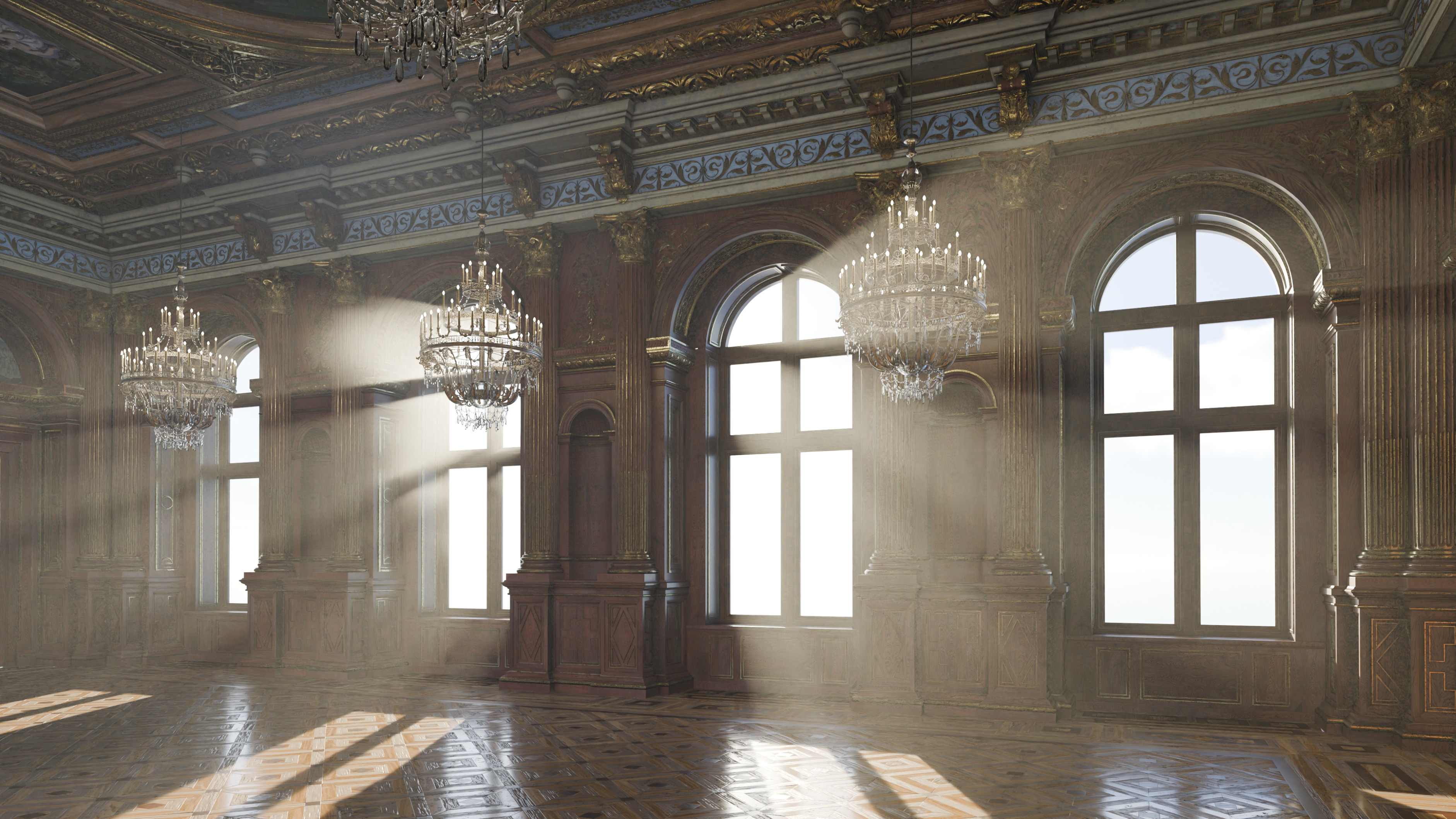 Grand Hall 3D model_5
