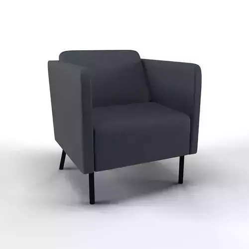Modern Dark Blue  Armchair