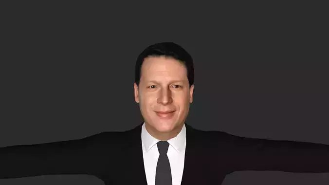Al Gore Hyper Realistic Full Body Fully Rigged 3D Character