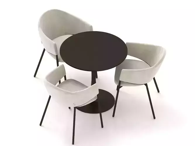 Tulip Eliza table 3D model