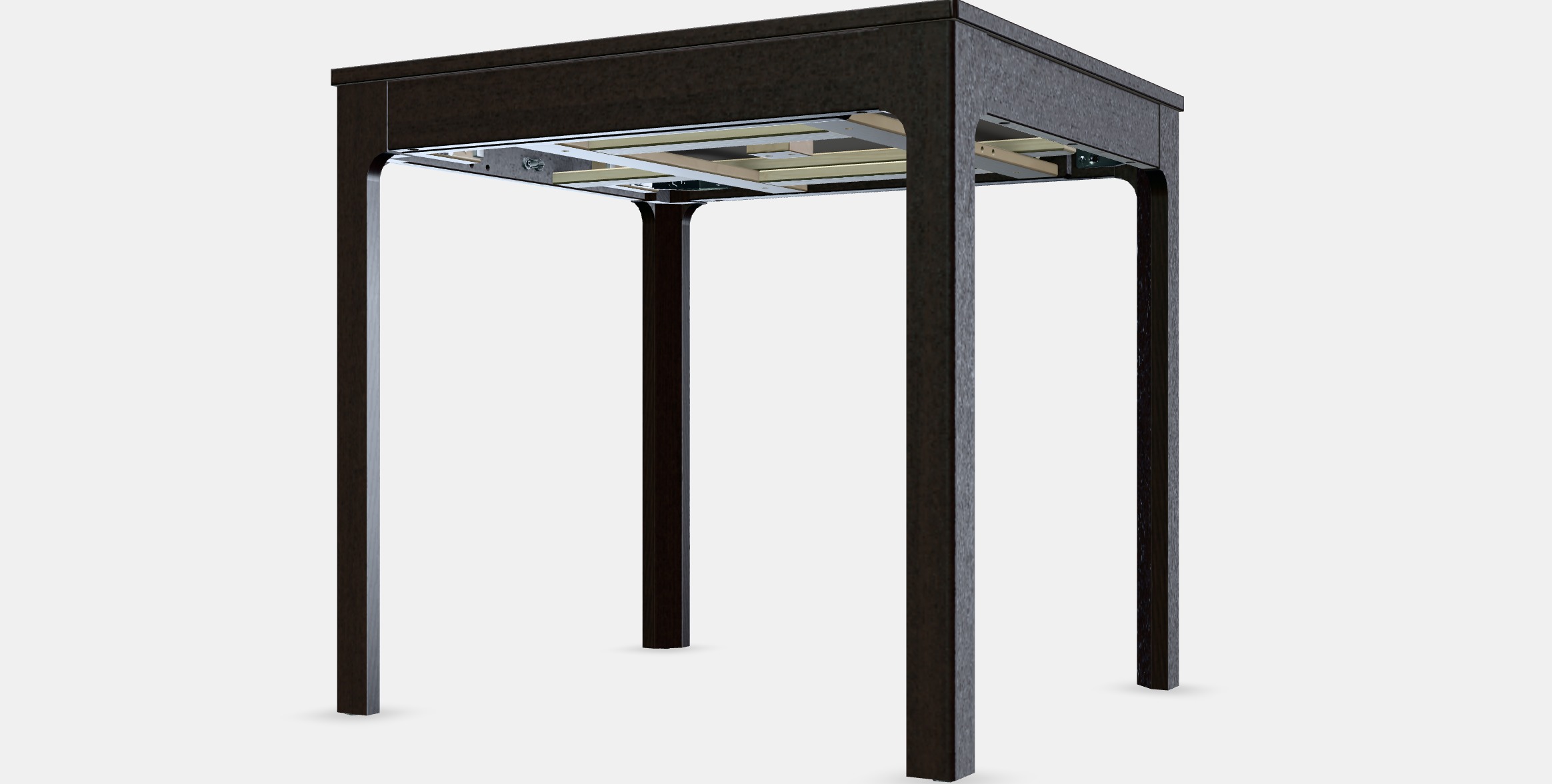 EKEDALEN Extendable table 6 Low-poly 3D model_13