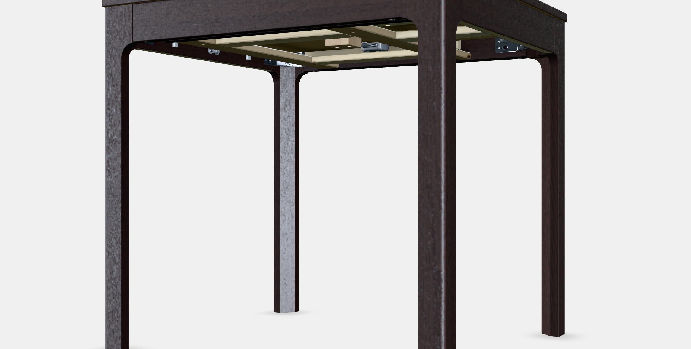 EKEDALEN Extendable table 6 Low-poly 3D model_5