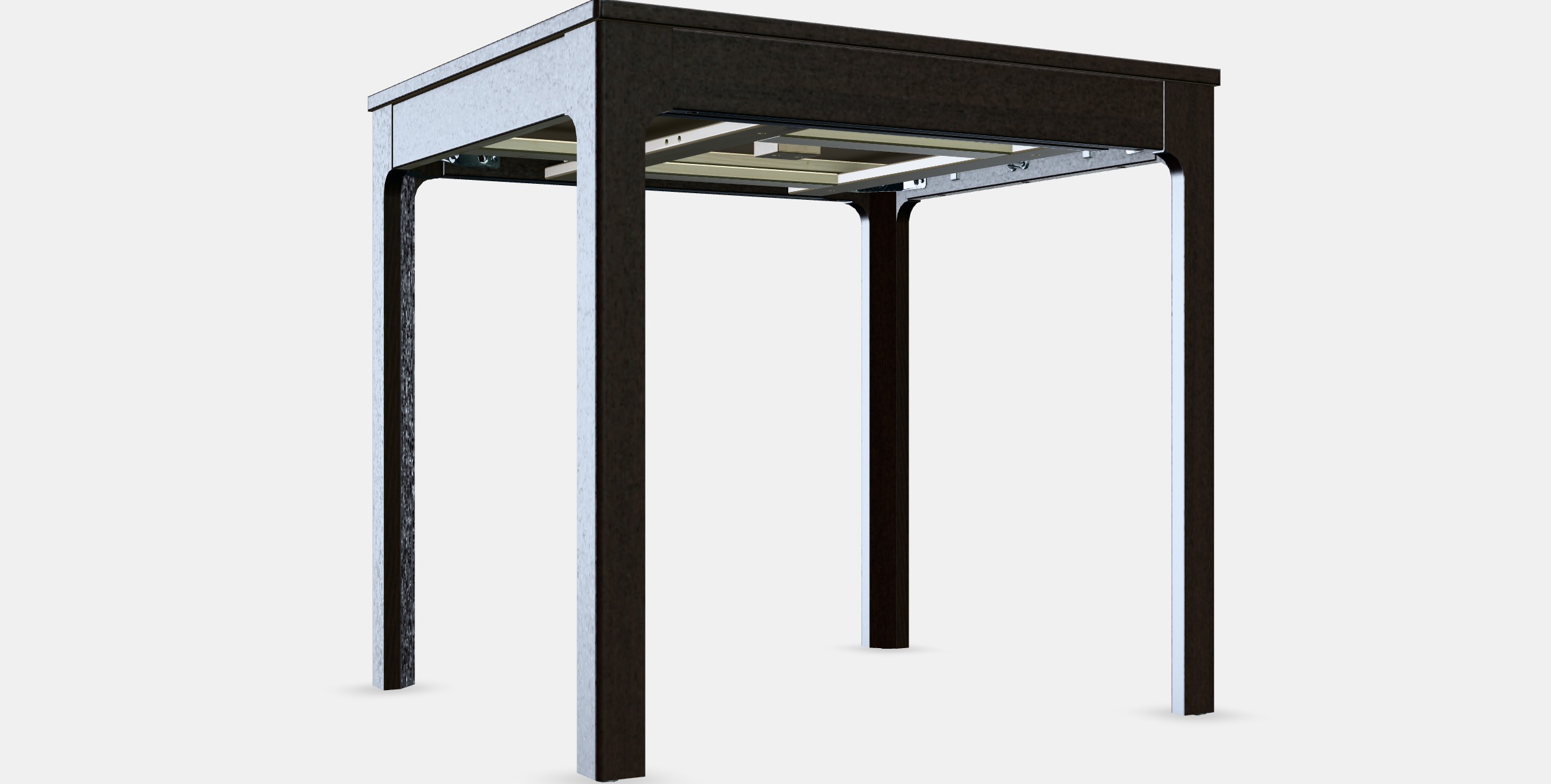 EKEDALEN Extendable table 6 Low-poly 3D model_8