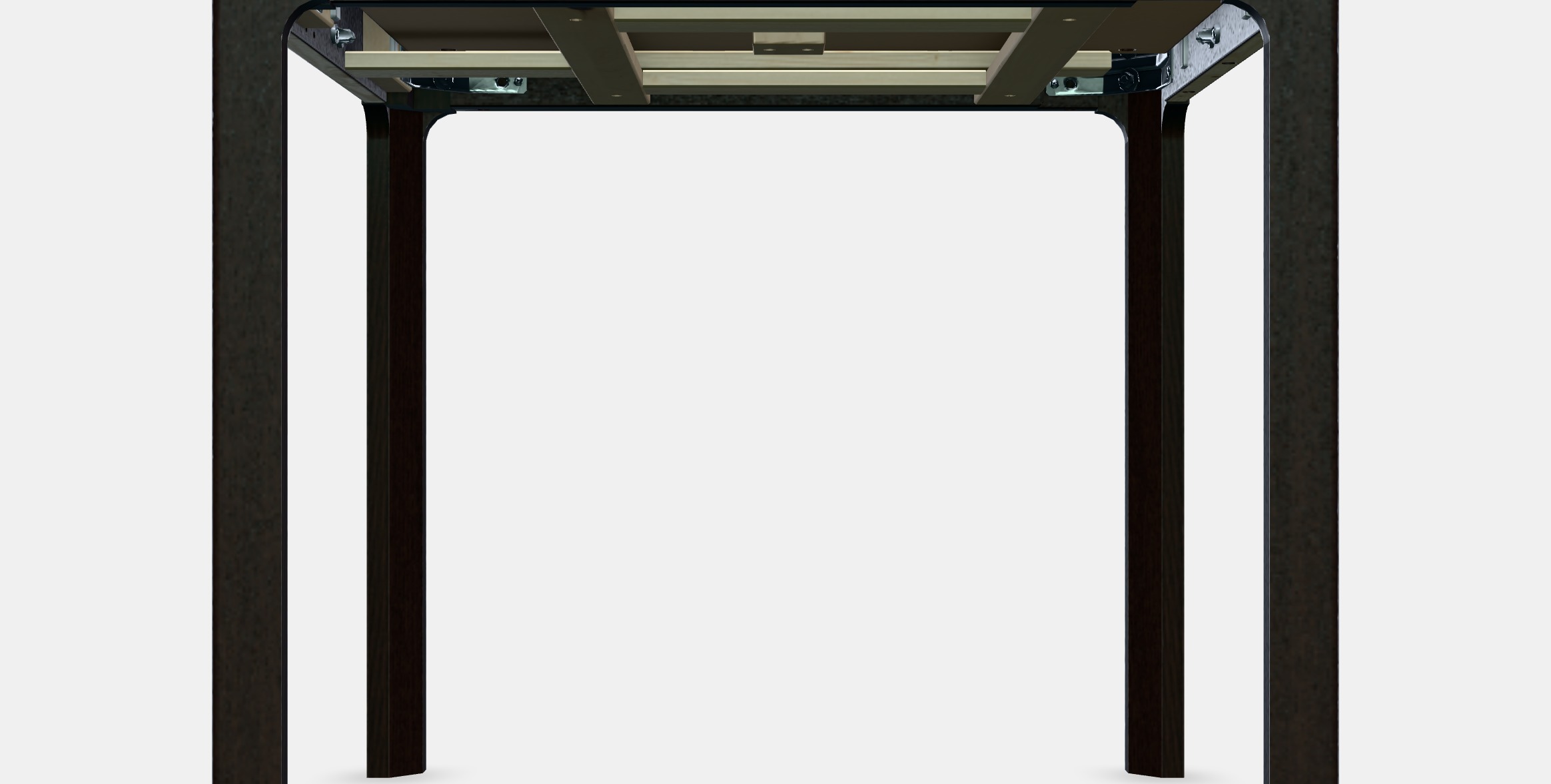 EKEDALEN Extendable table 6 Low-poly 3D model_11