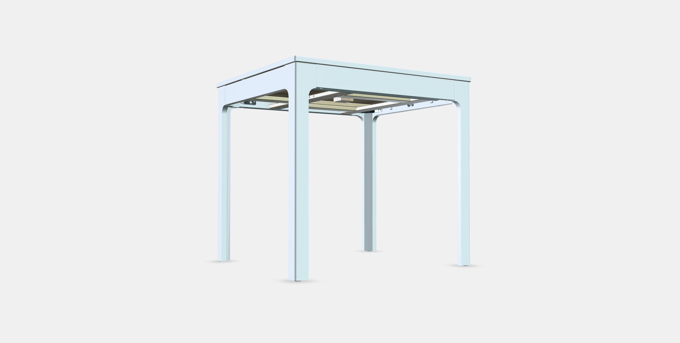 EKEDALEN Extendable table 7 Low-poly 3D model_2