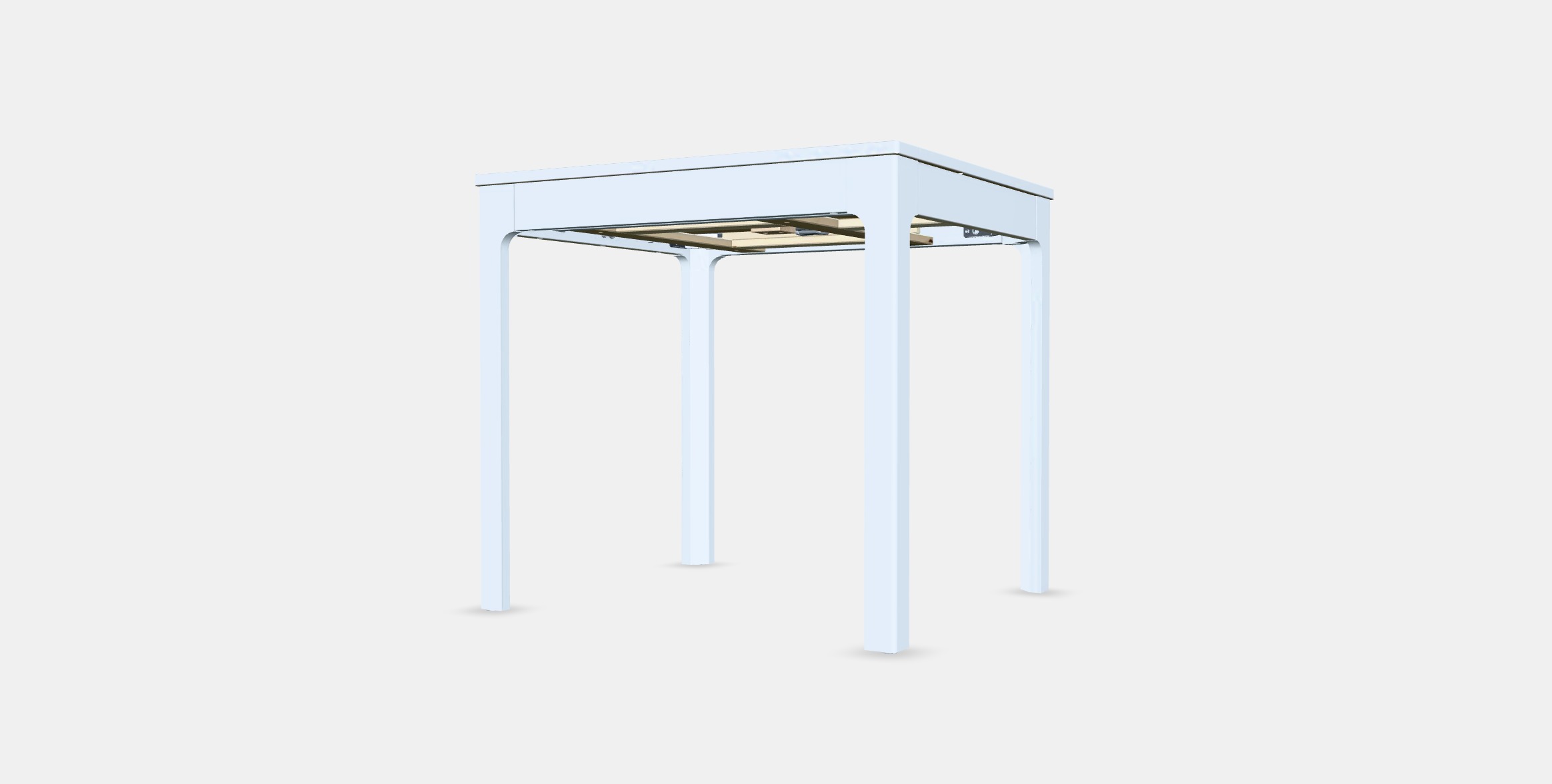 EKEDALEN Extendable table 7 Low-poly 3D model_5