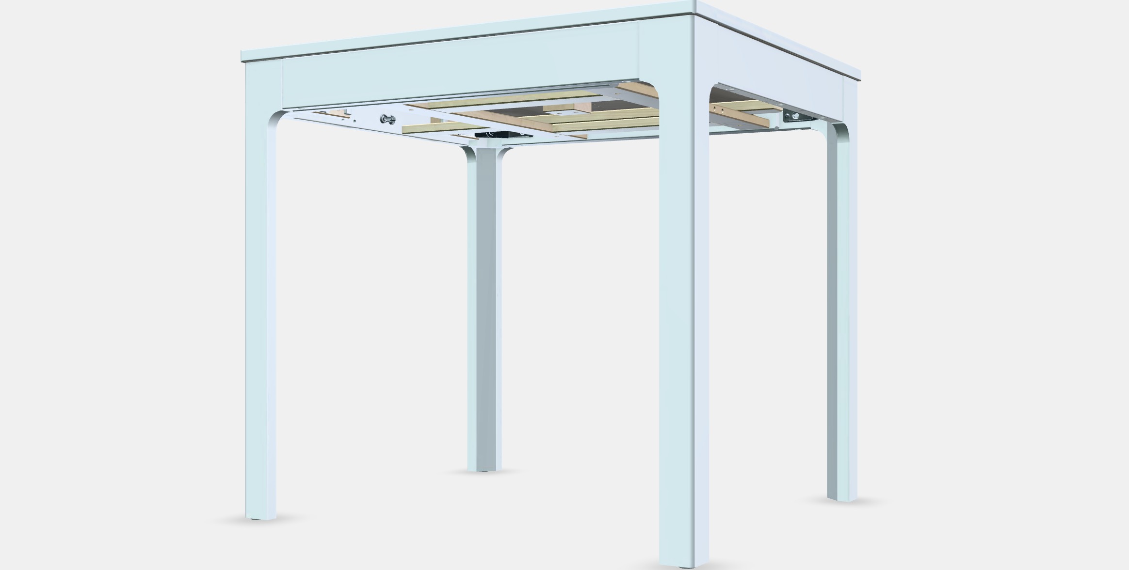 EKEDALEN Extendable table 7 Low-poly 3D model_13