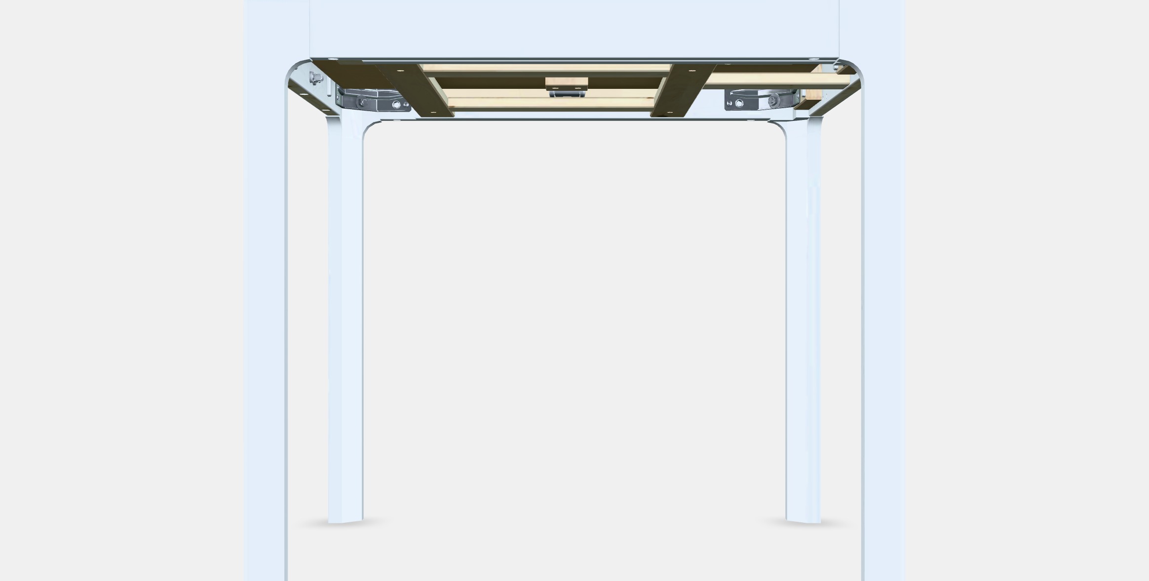 EKEDALEN Extendable table 7 Low-poly 3D model_15