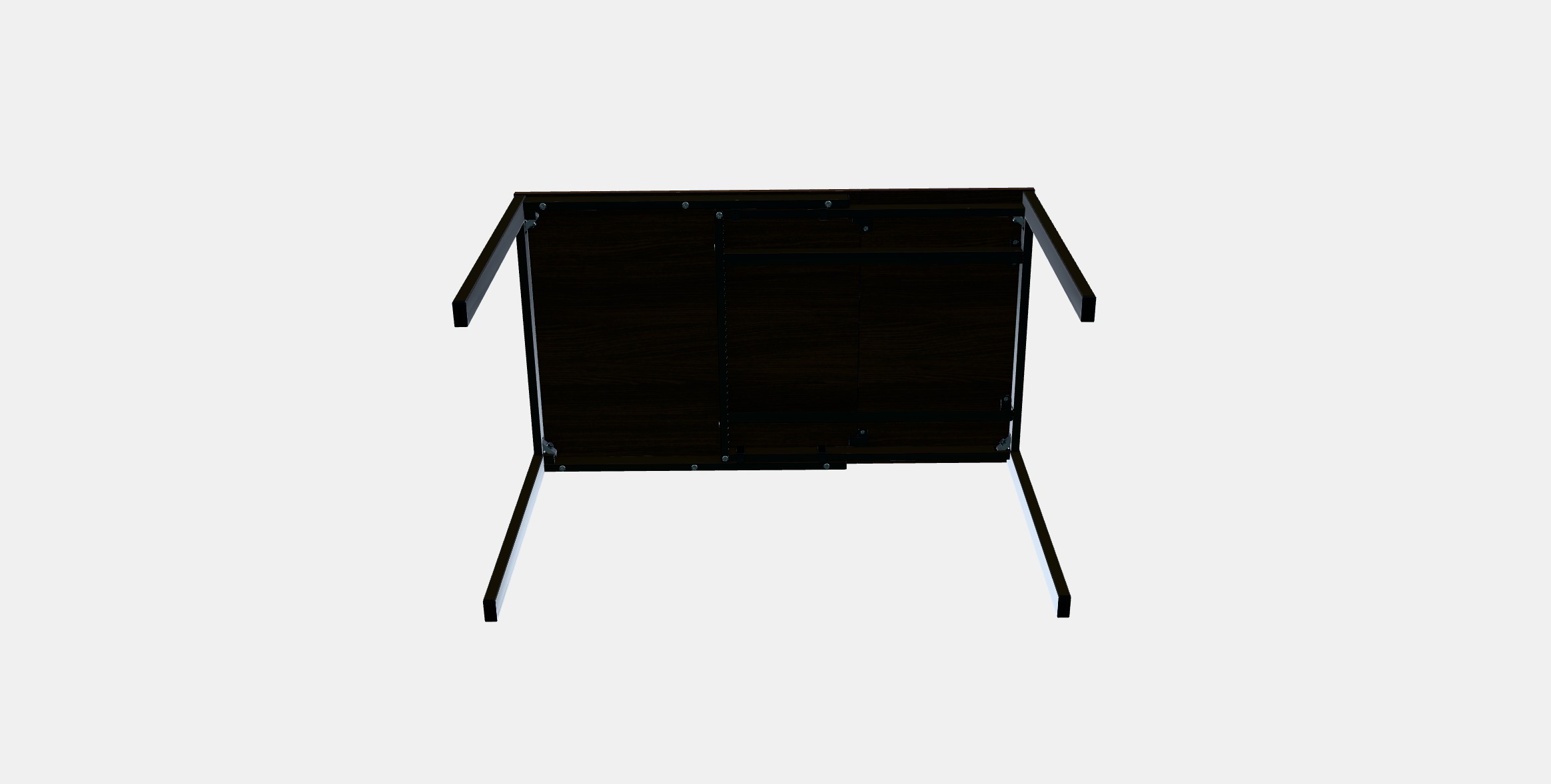 VANGSTA Extendable Table 2 Low-poly 3D model_7