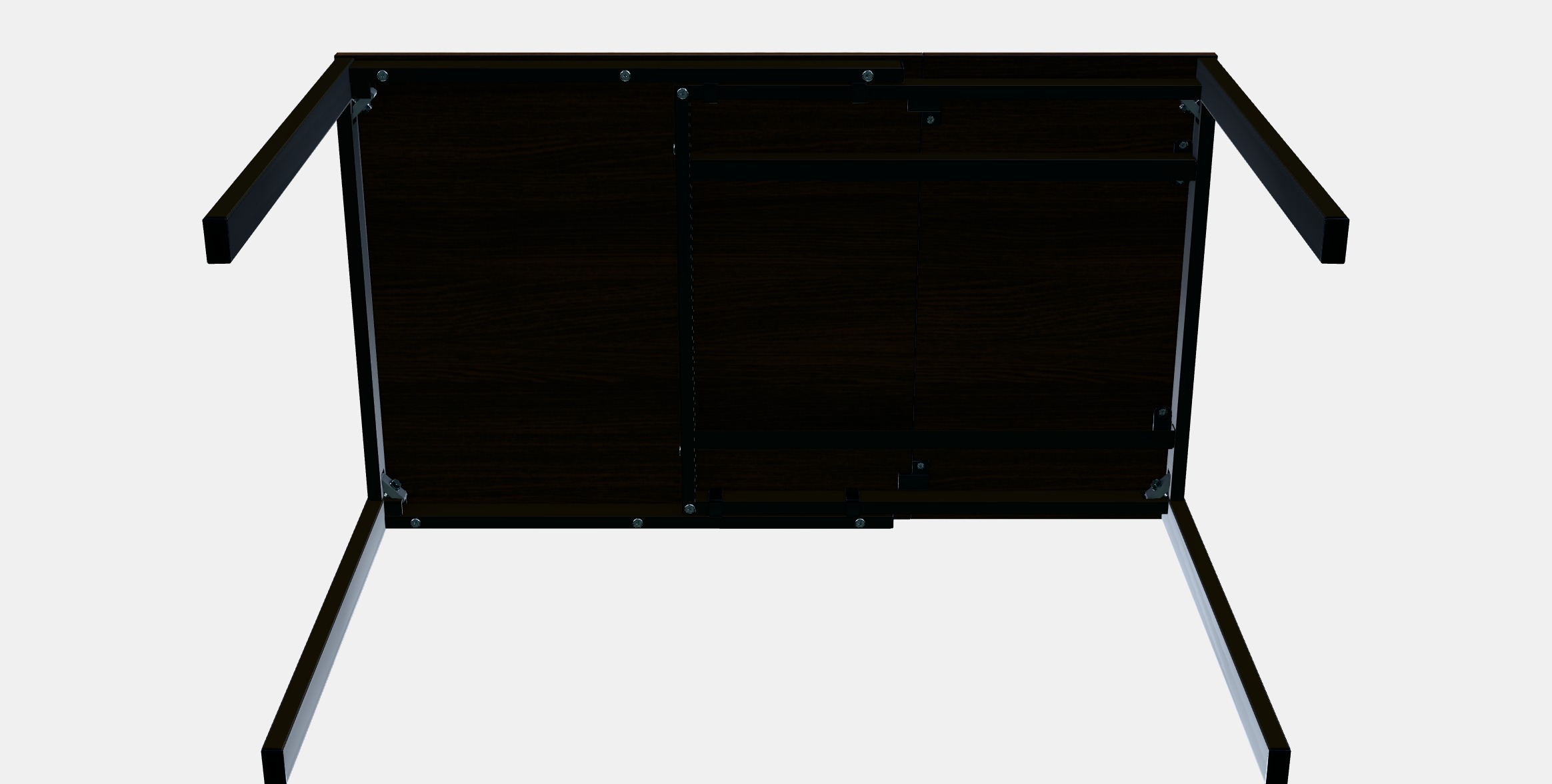 VANGSTA Extendable Table 2 Low-poly 3D model_8