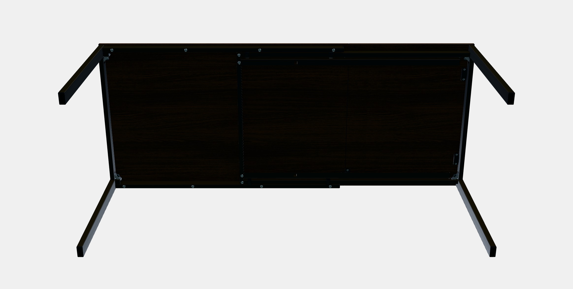 VANGSTA Extendable table 3 Low-poly 3D model_8