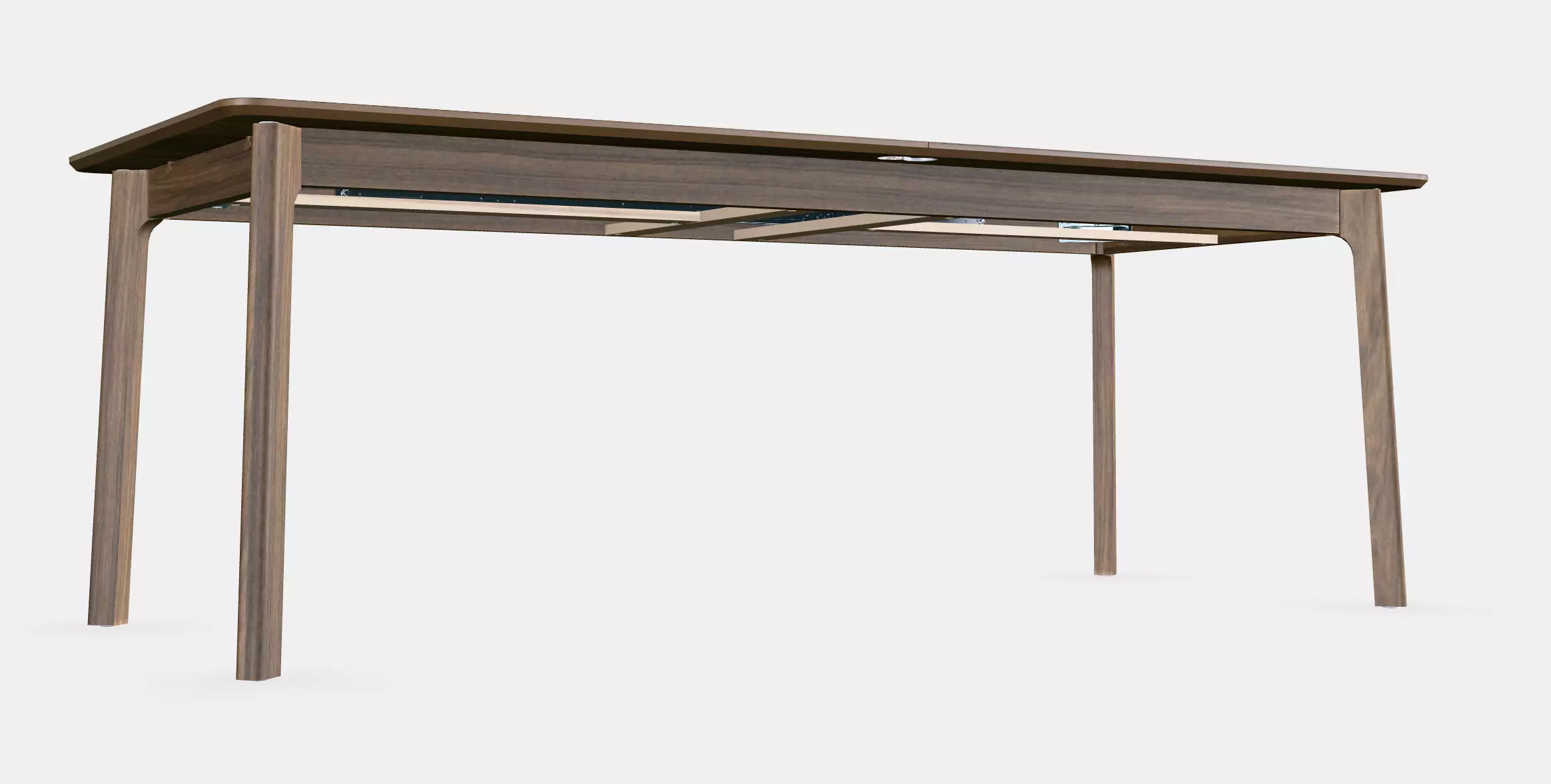 MELLANSEL Extendable table Low-poly 3D model_0