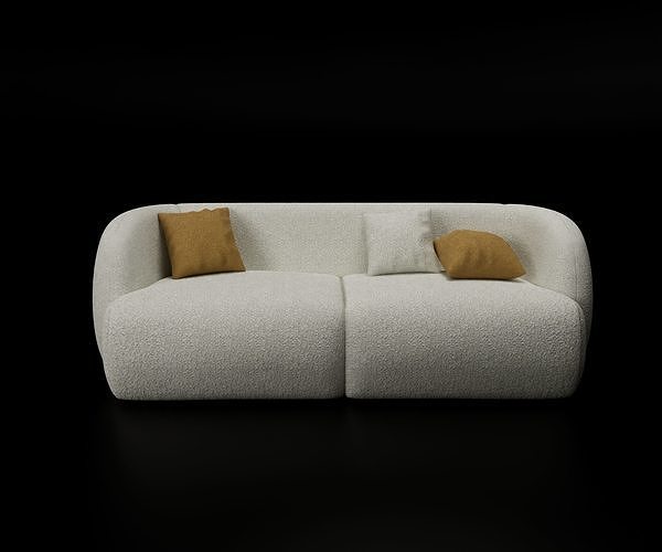 Sofa 05 - Family for Revit   3D model