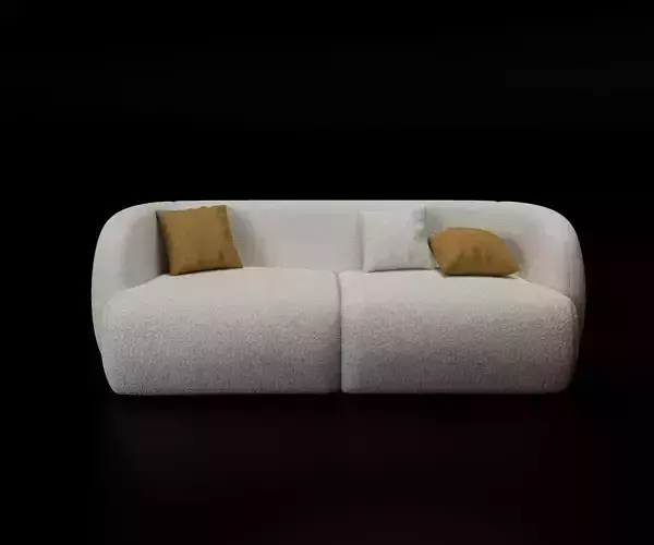 Sofa 05 - Family for Revit   3D model