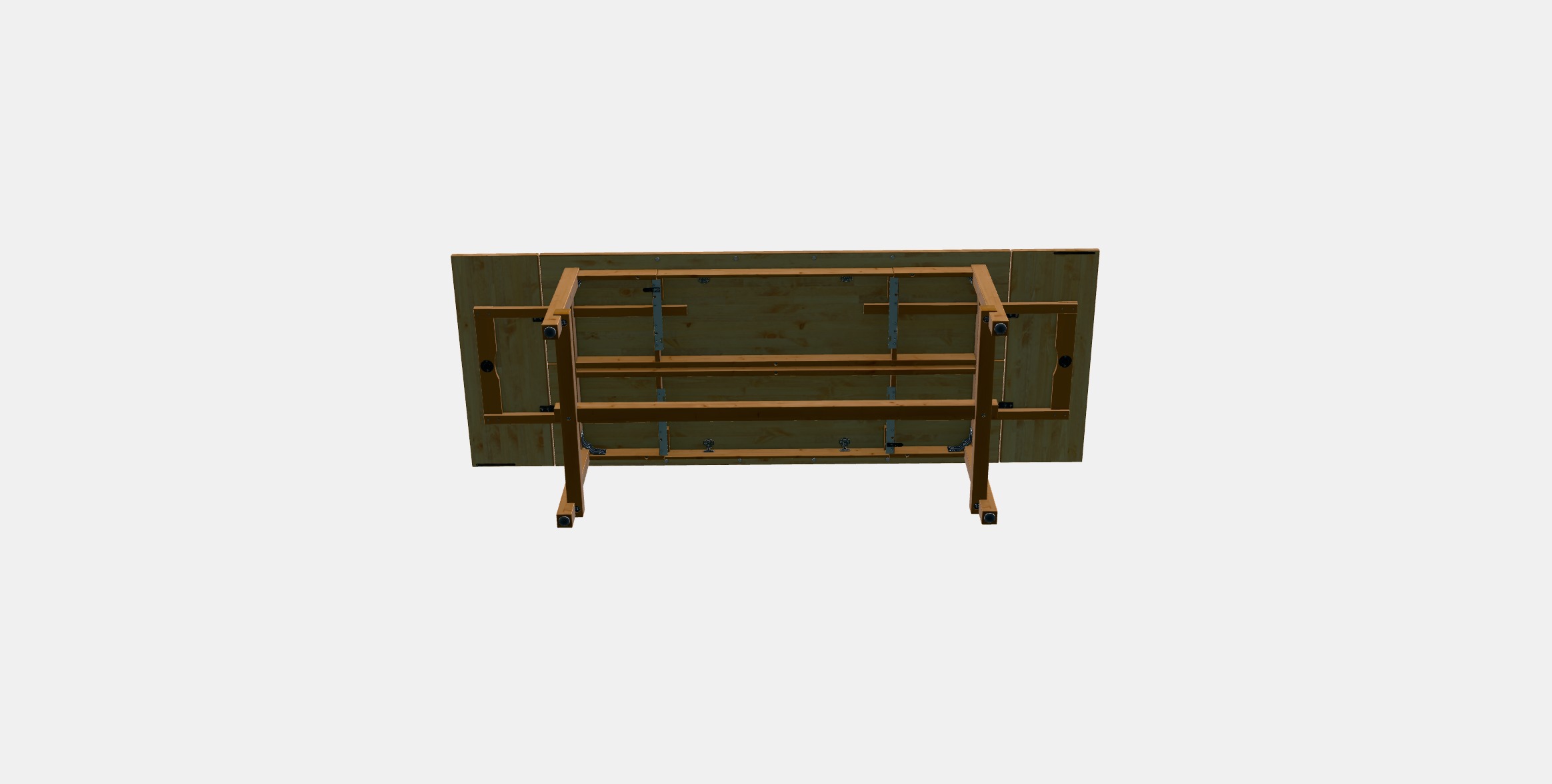 NORDVIKEN Extendable table 4 Low-poly 3D model_6