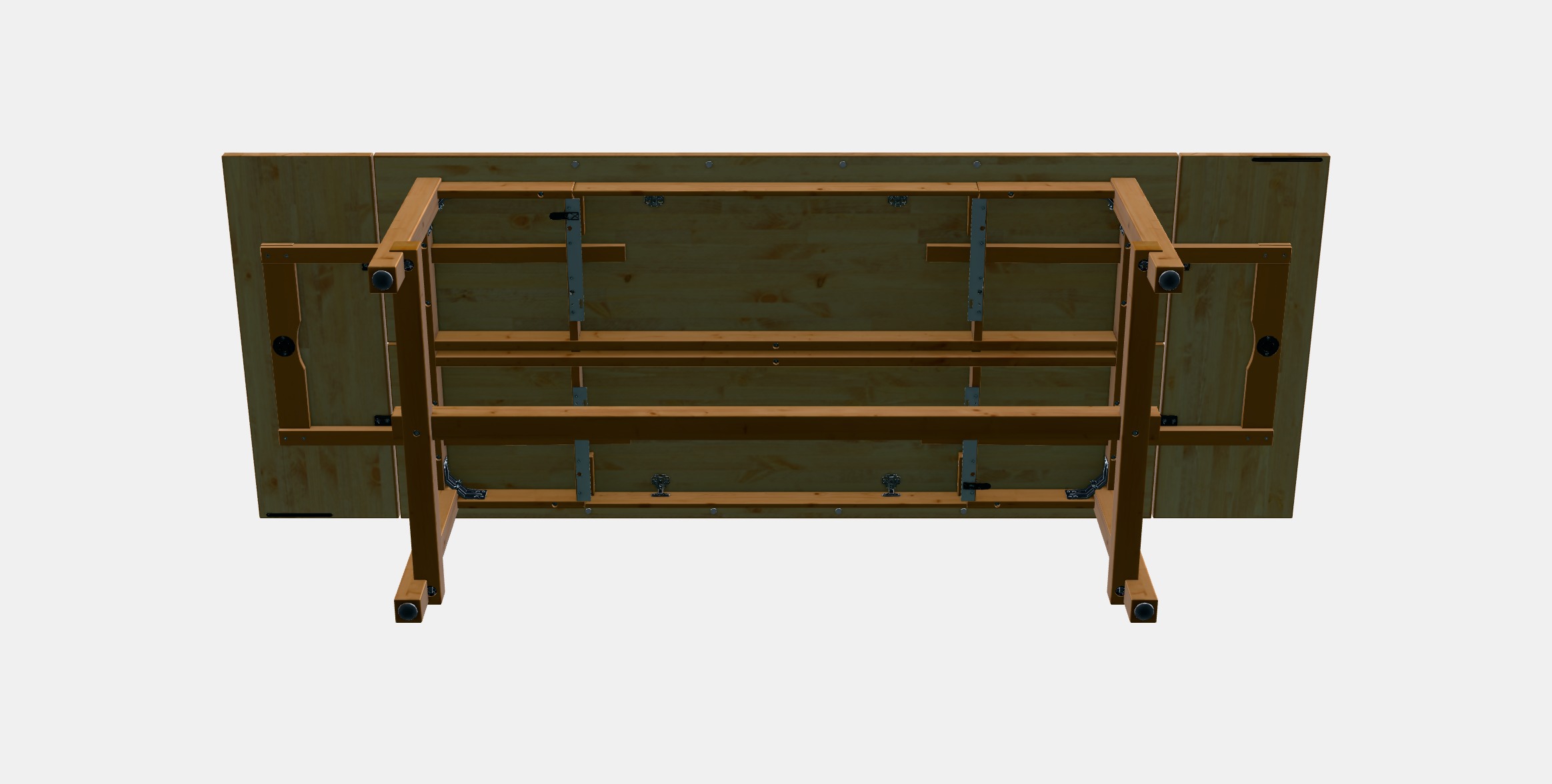 NORDVIKEN Extendable table 4 Low-poly 3D model_5