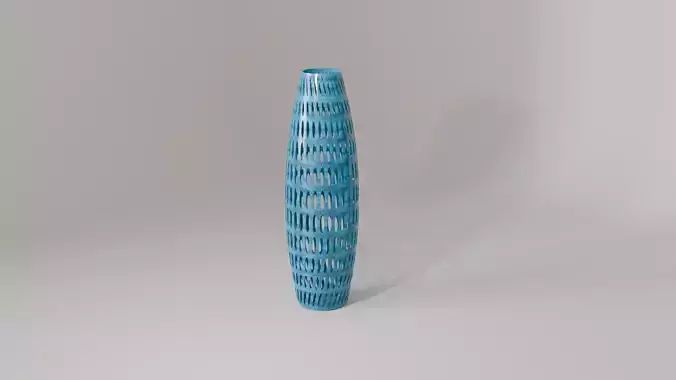 Spiral Vase Made on Blender 3D model