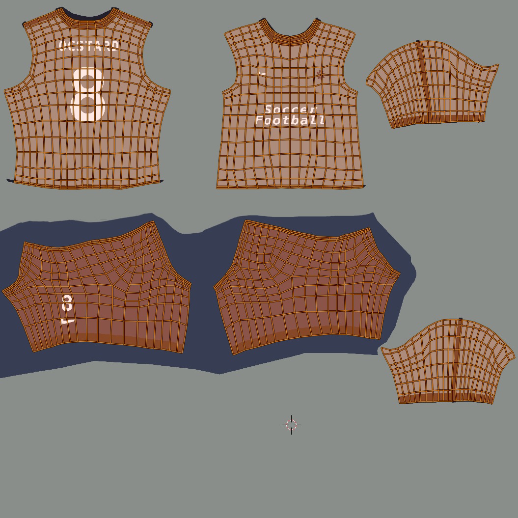 Soccer - Football Player -- High Quality IK and FK Rig Low-poly 3D model_25